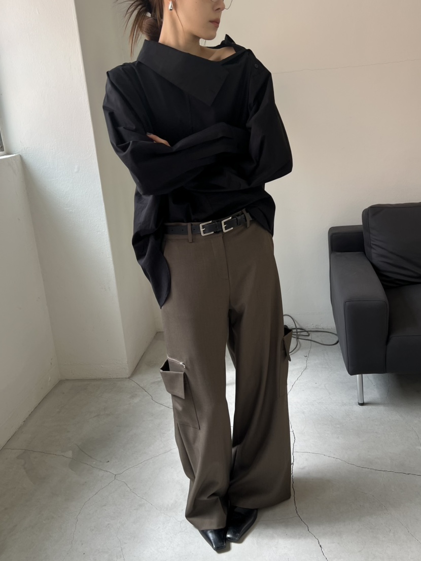 NOVUS韓國代購㊣女士新款職業真品25秋冬熱賣襯衫蕾絲衫紐扣NOVUS襯衫/蕾絲衫