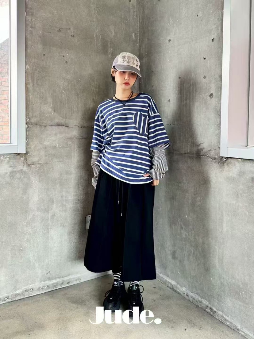 HEYJUDE韓國代購㊣女裝新款時尚職業熱賣25秋冬人氣長袖T恤HEYJUDE長袖T恤