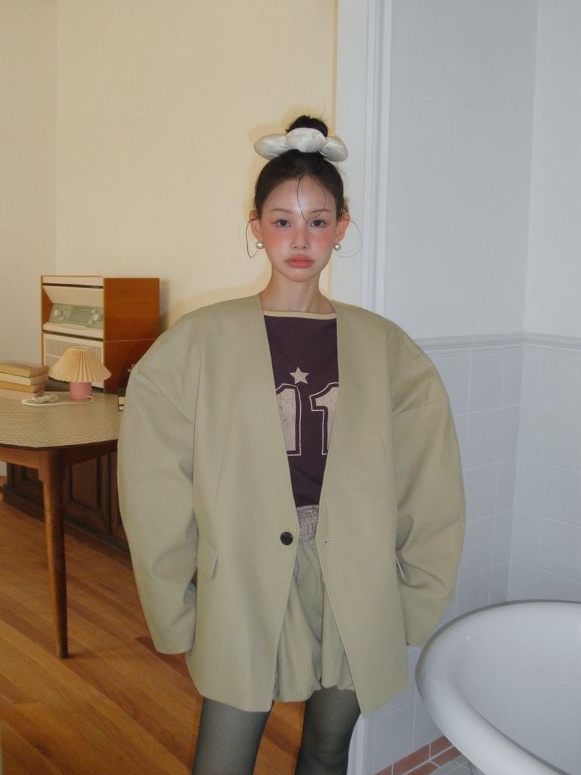 JKICHI東大門㊣代購女士新品職業真品推薦25秋冬休閑人氣夾克JKICHI夾克