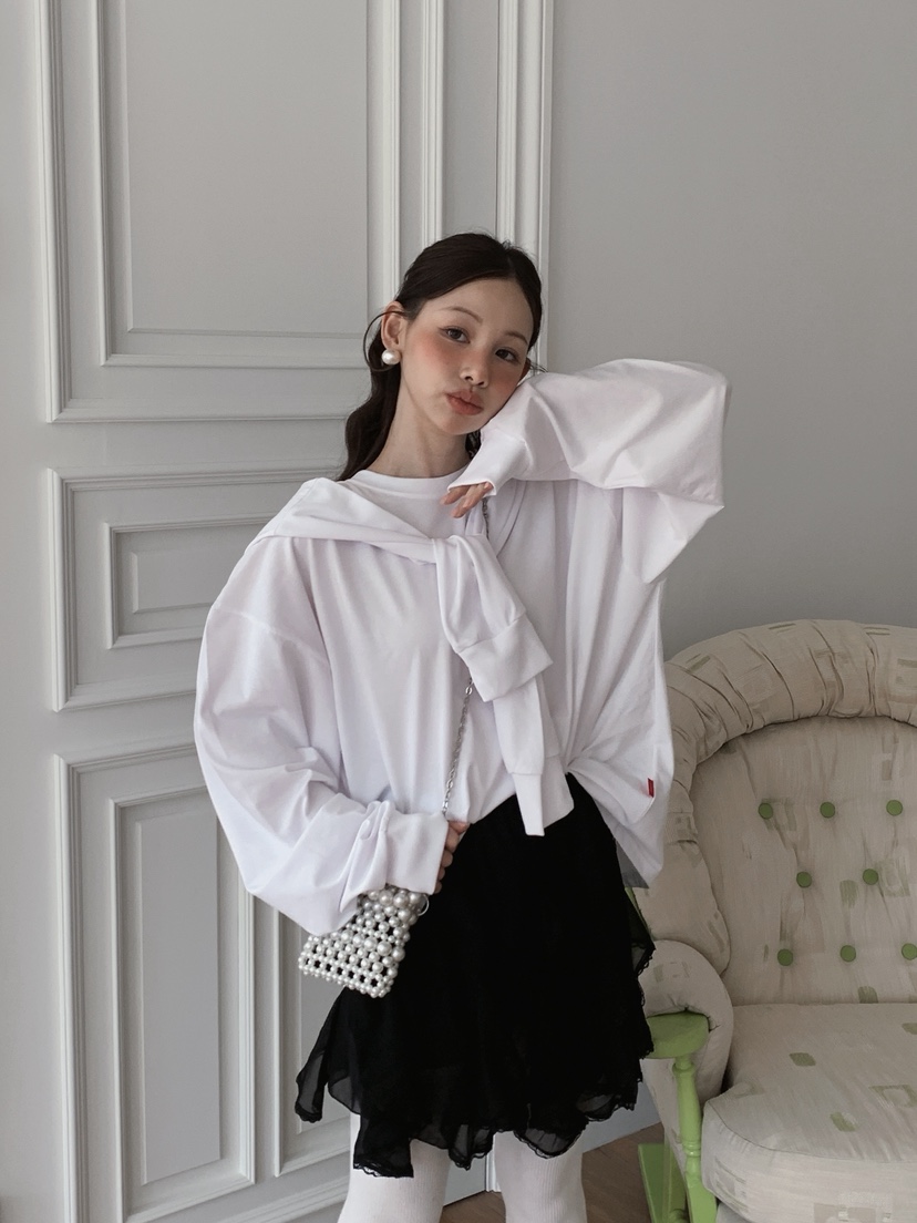 JKICHI韓國代購㊣女士新品25秋冬職業真品時尚休閑長袖T恤套裝JKICHI長袖T恤