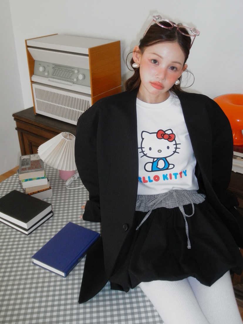 JKICHI韓國代購㊣女士新品推薦25秋冬職業人氣時尚休閑熱賣T恤JKICHIT恤