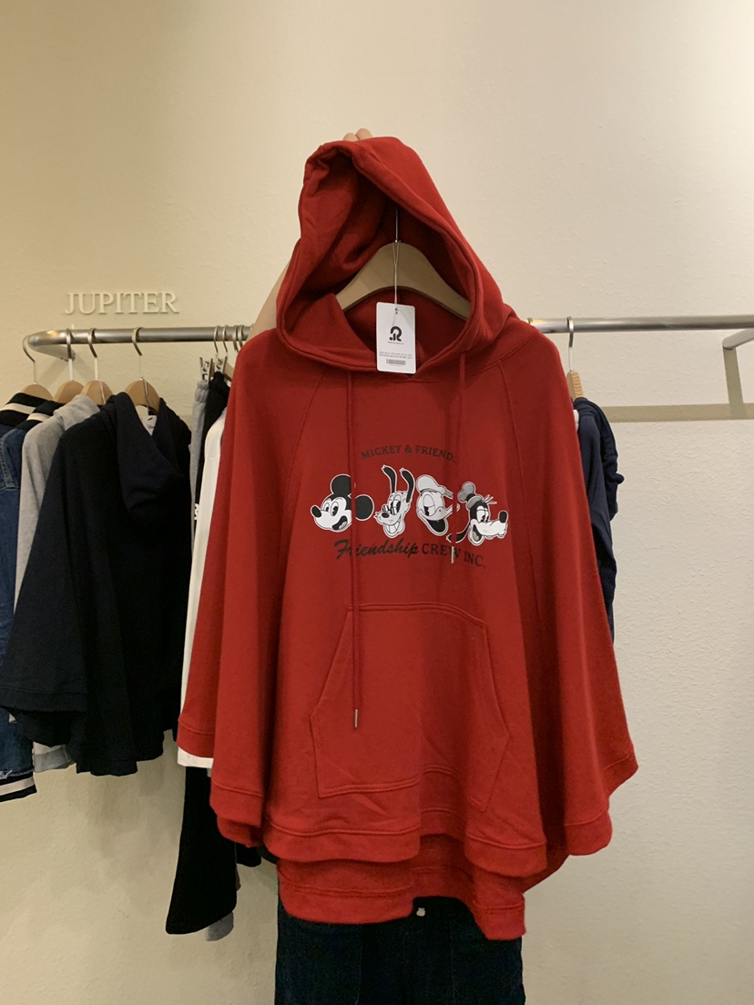 JUPITER東大門㊣直郵女士新品人氣25秋冬推薦真品熱賣衛衣斗篷JUPITER衛衣圖色3