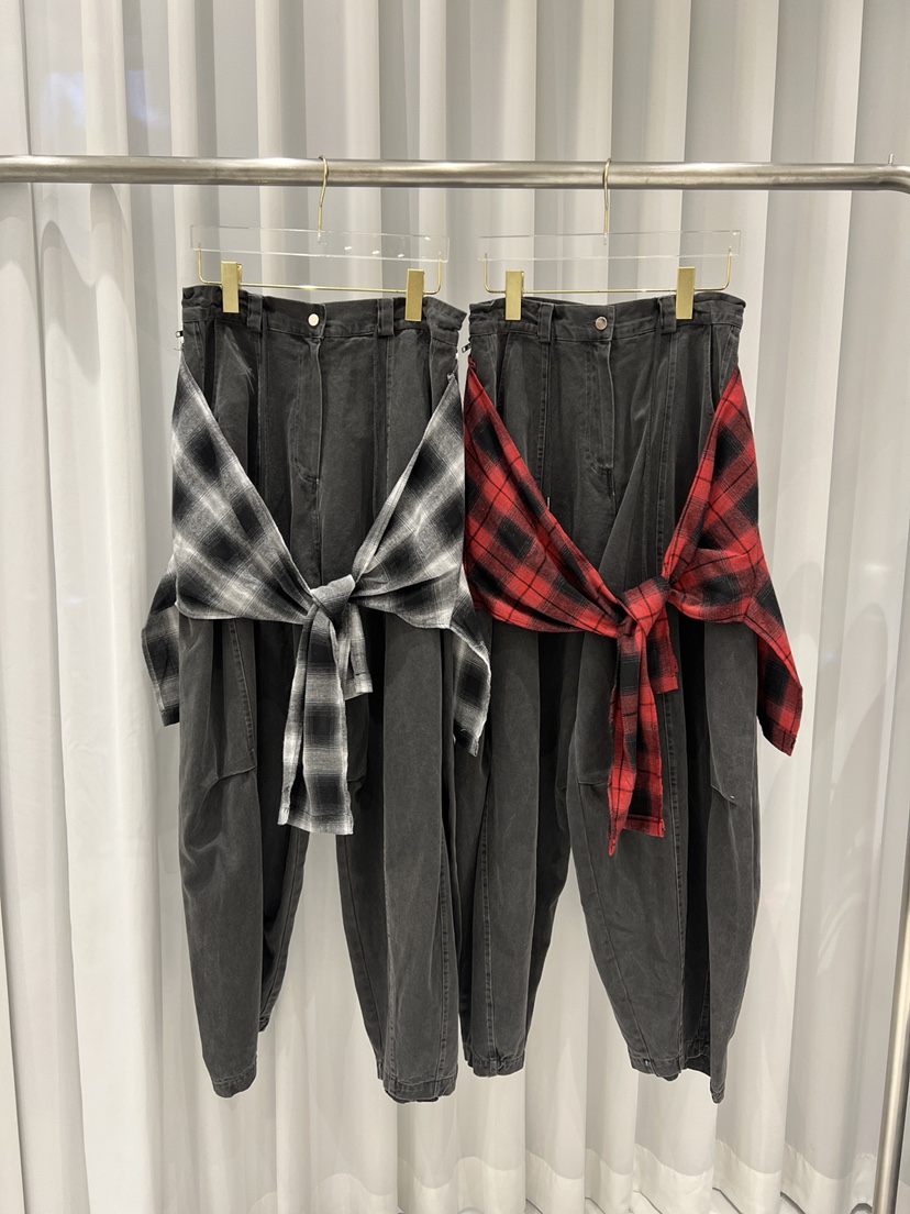 JKICHI韓國代購㊣女裝新品推薦職業休閑時尚真品休閑褲格紋JKICHI休閑褲
