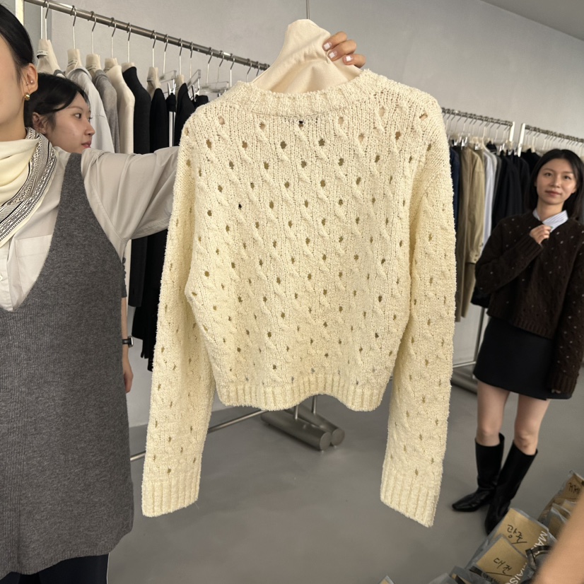 DOUBLE STANDARD/LE SMOKING/MAISONSTAFF東大門㊣直郵女士新品真品針織衫MAISONSTAFF針織衫
