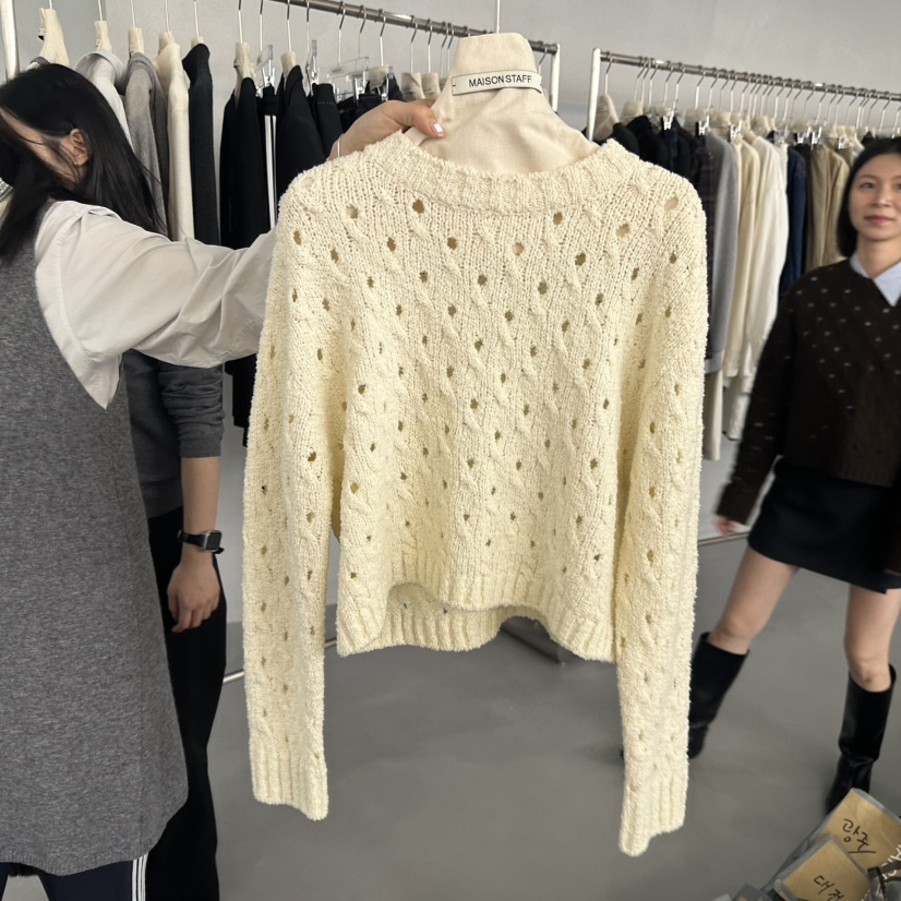 DOUBLE STANDARD/LE SMOKING/MAISONSTAFF東大門㊣直郵女士新品真品針織衫MAISONSTAFF針織衫