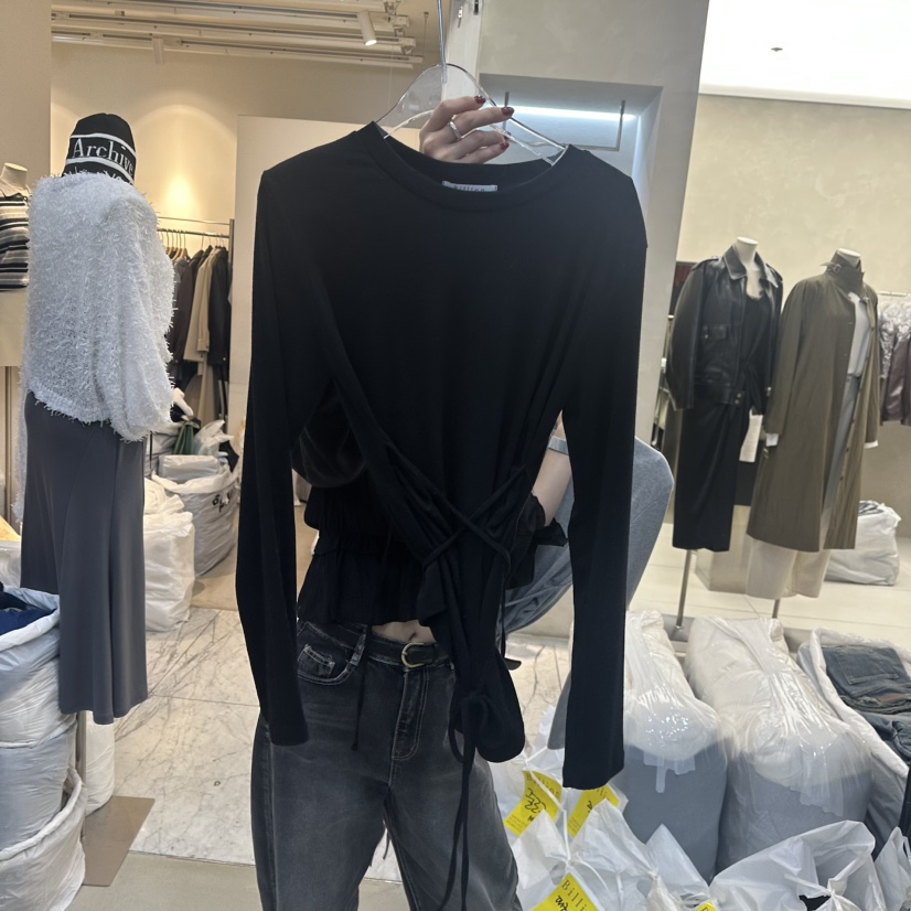 BILLION-L韓國直郵㊣女士新品推薦職業人氣時尚休閑長袖T恤BILLION-L長袖T恤圖色3