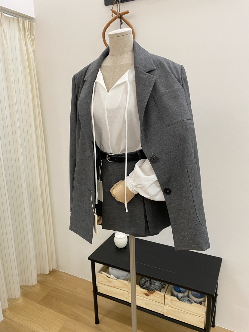 NDE東大門㊣直郵女士新品推薦人氣休閑25秋冬真品時尚職業夾克NDE夾克