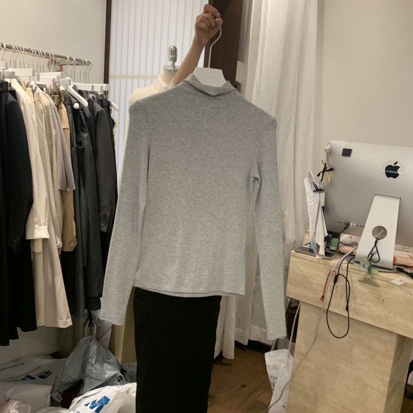UNDERSTANDING韓國代購㊣女裝新品熱賣真品25秋冬推薦長袖T恤UNDERSTANDING長袖T恤圖色4
