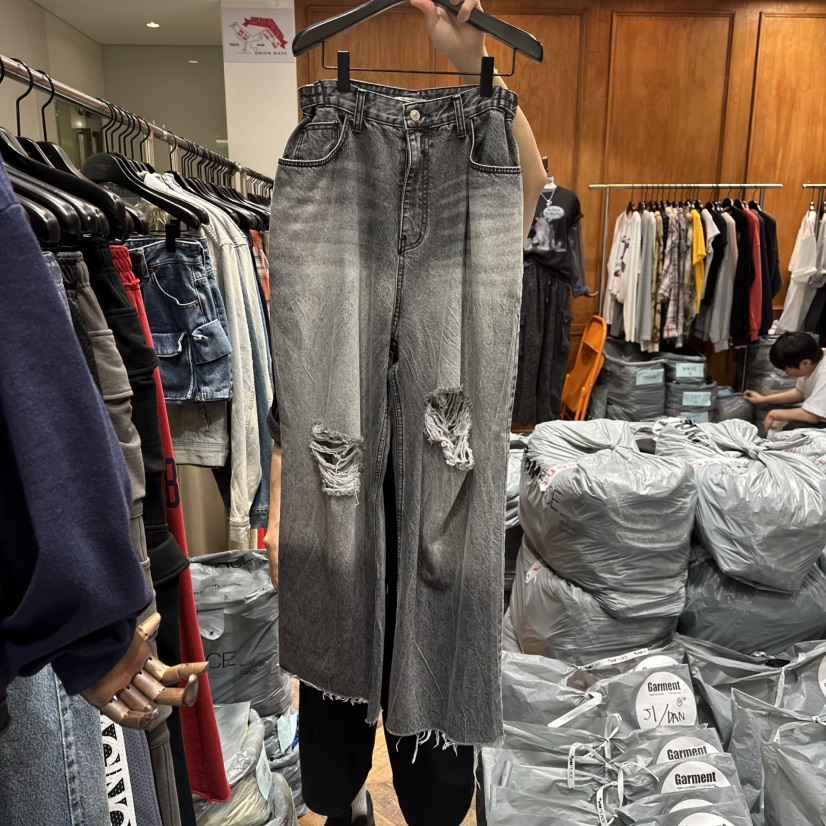 GARMENT-P東大門㊣實拍女裝新品人氣時尚真品熱賣職業牛仔褲GARMENT牛仔褲