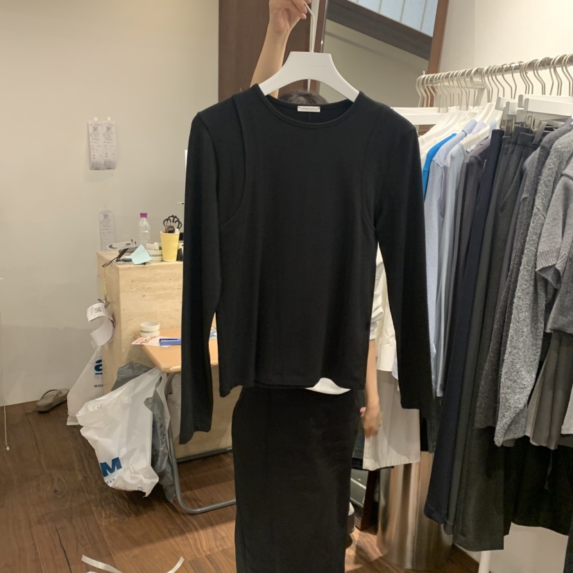 UNDERSTANDING東大門㊣實拍女士新款推薦休閑真品職業長袖T恤UNDERSTANDING長袖T恤圖色2