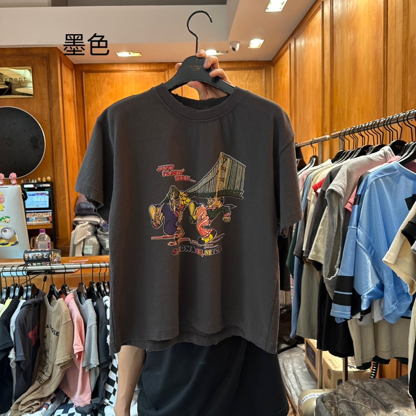 GARMENT-P韓國代購㊣女士新款職業人氣真品25秋冬時尚熱賣T恤GARMENTT恤圖色3