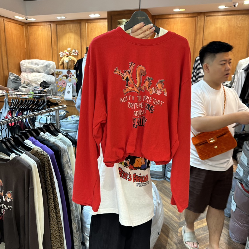 GARMENT-P東大門㊣實拍女士新款時尚25秋冬職業休閑長袖T恤GARMENT長袖T恤圖色2