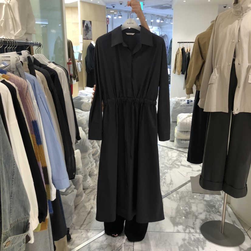 ALMOND東大門㊣直郵女裝新款職業真品人氣休閑推薦時尚連衣裙ALMOND連衣裙圖色2