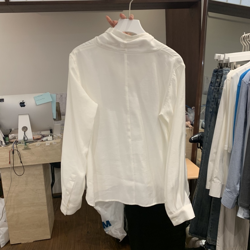 UNDERSTANDING東大門㊣實拍女裝新款真品職業時尚襯衫蕾絲衫UNDERSTANDING襯衫/蕾絲衫