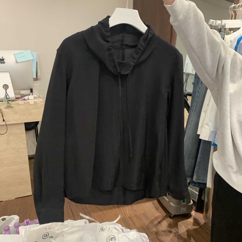 UNDERSTANDING東大門㊣實拍女裝新款真品職業時尚襯衫蕾絲衫UNDERSTANDING襯衫/蕾絲衫圖色2
