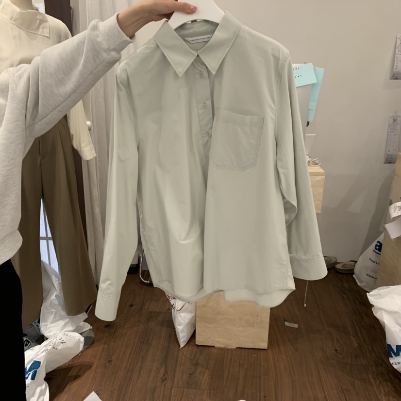 UNDERSTANDING東大門㊣實拍女士新款真品休閑推薦襯衫蕾絲衫UNDERSTANDING襯衫/蕾絲衫圖色3