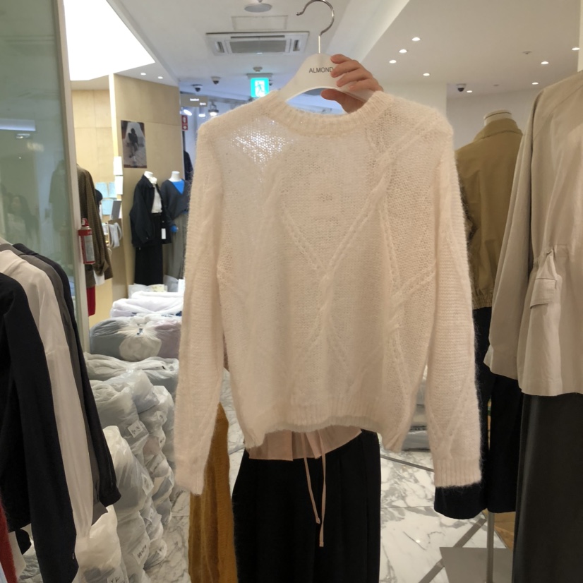 ALMOND東大門㊣直郵女士新品25秋冬真品時尚熱賣休閑針織衫ALMOND針織衫圖色3