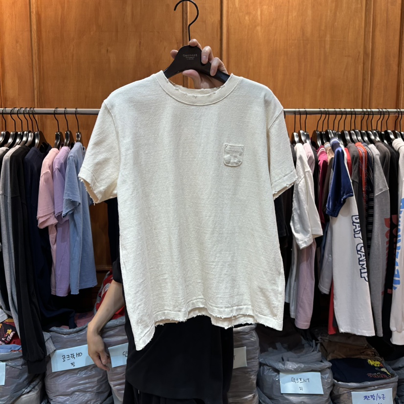 GARMENT-P東大門㊣直郵女裝新款職業休閑25秋冬人氣T恤口袋GARMENTT恤圖色4