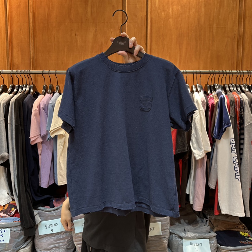 GARMENT-P東大門㊣直郵女裝新款職業休閑25秋冬人氣T恤口袋GARMENTT恤圖色5