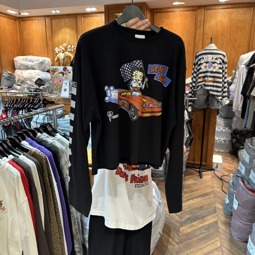 GARMENT-P東大門㊣實拍女裝新品熱賣25秋冬職業推薦長袖T恤GARMENT長袖T恤圖色3