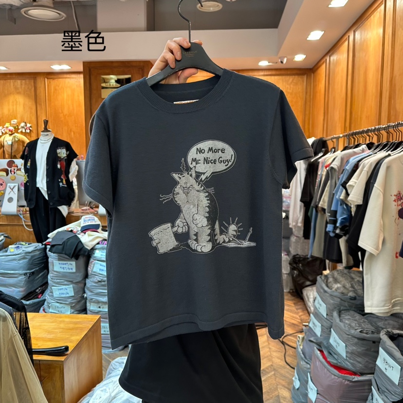 GARMENT-P東大門㊣直郵女士新品休閑時尚職業推薦T恤不含內搭GARMENTT恤圖色3