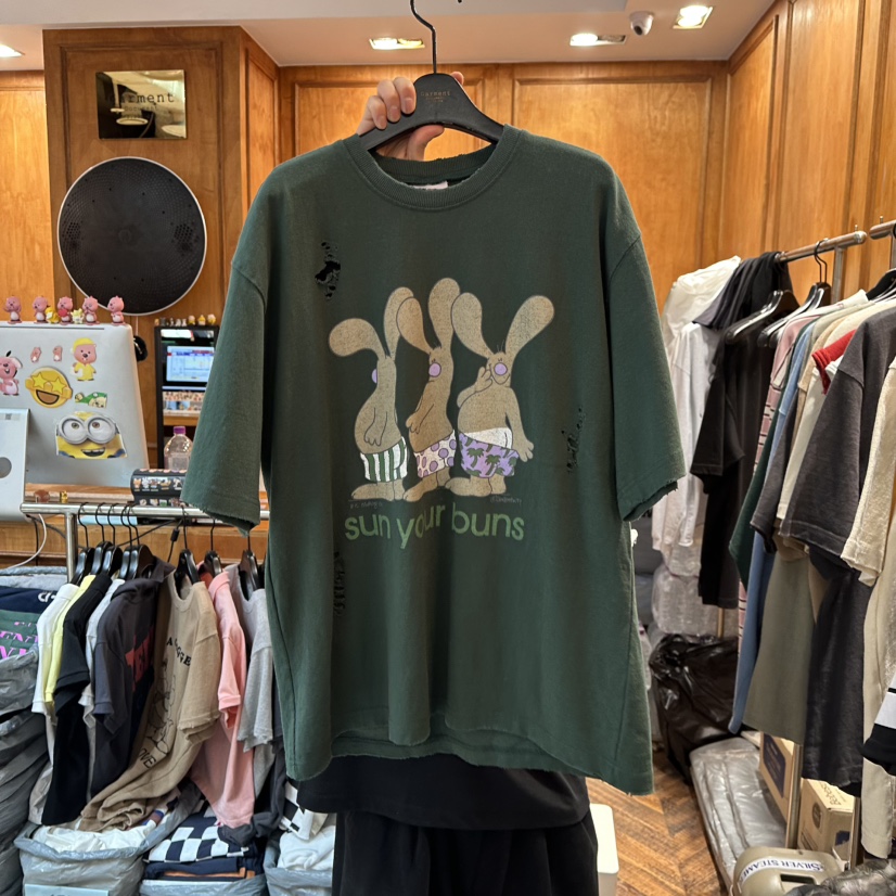 GARMENT-P韓國代購㊣女裝新款時尚人氣推薦熱賣真品25秋冬T恤GARMENTT恤圖色2