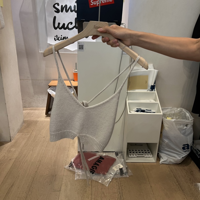 LA MAGIE FEMME東大門㊣實拍女裝新品時尚推薦25秋冬吊帶背心Lamagie Femme吊帶/背心圖色3