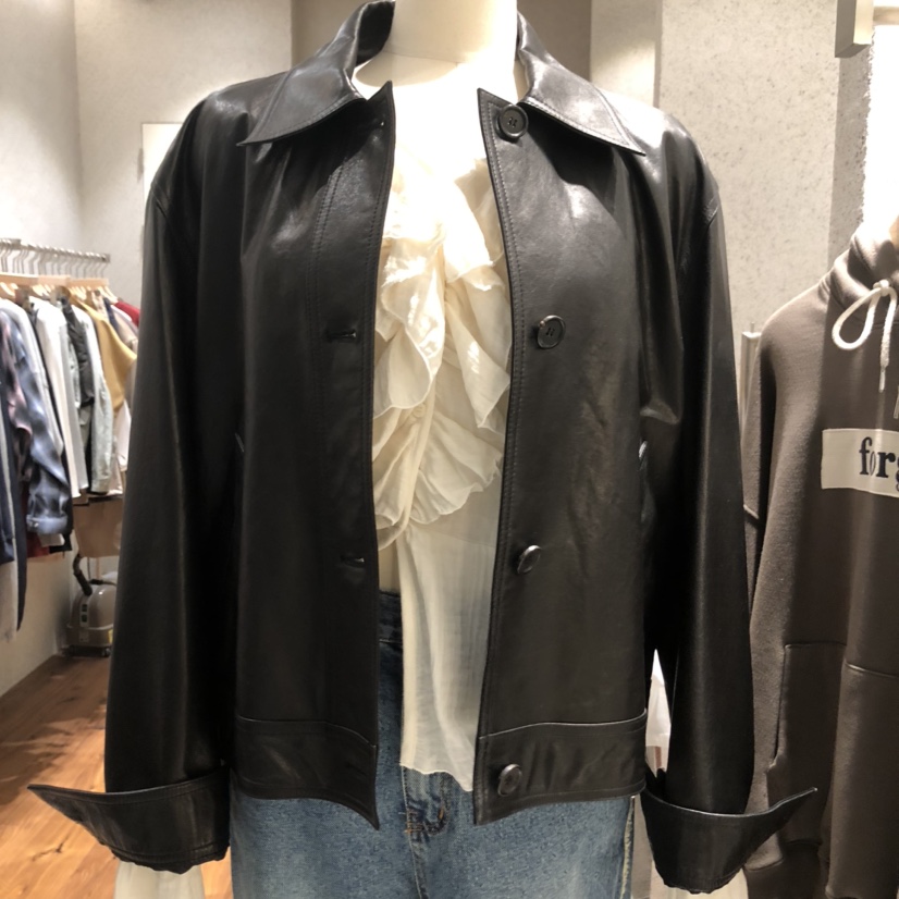 COMELY韓國代購㊣女士新品時尚25秋冬真品熱賣職業夾克羊皮COMELY夾克