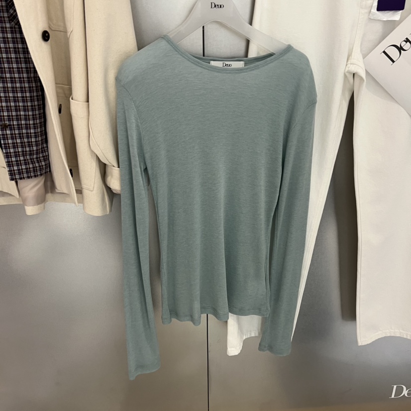 DEUO東大門㊣代購女裝新品人氣推薦職業時尚休閑25秋冬長袖T恤DEUO長袖T恤