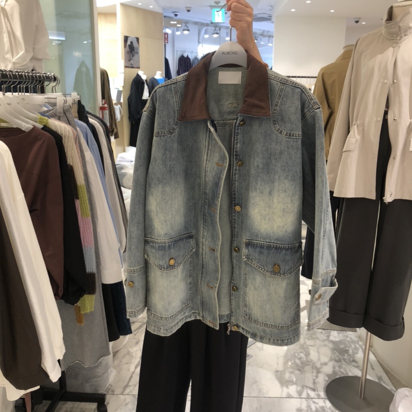 ALMOND韓國直郵㊣女裝新款25秋冬人氣時尚職業真品推薦夾克ALMOND夾克