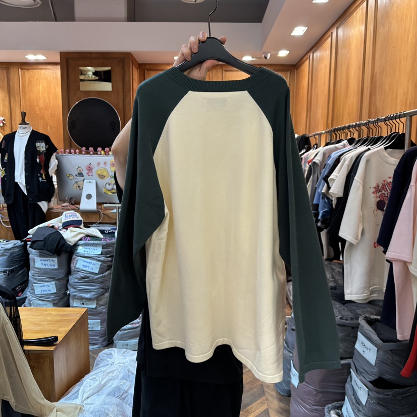 GARMENT-P東大門㊣代購女士新品職業25秋冬人氣真品長袖T恤GARMENT長袖T恤