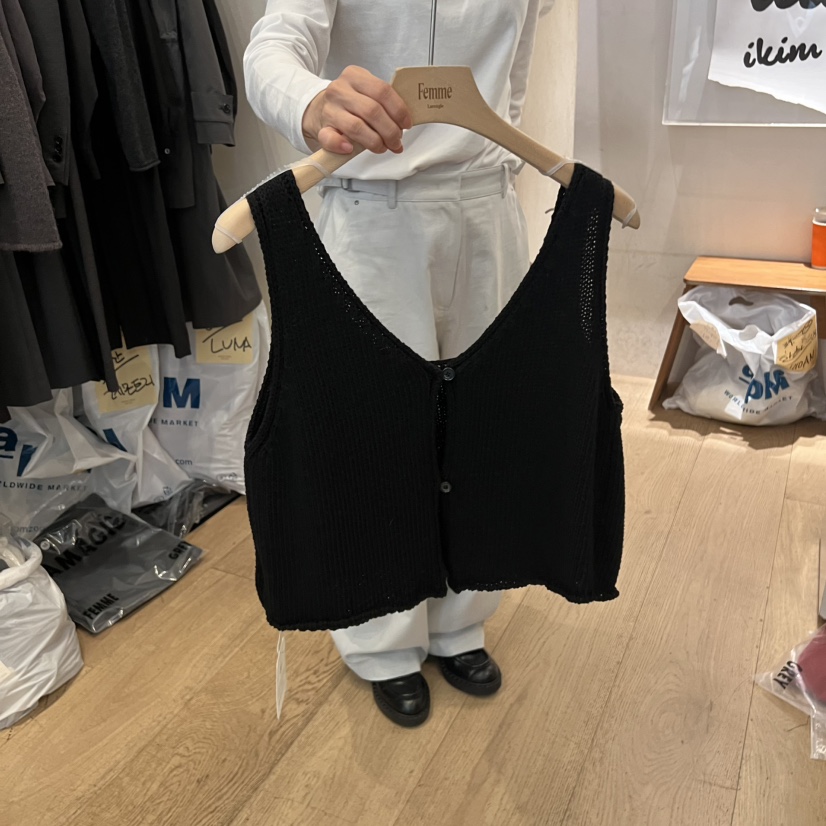 LA MAGIE FEMME韓國代購㊣女裝新款休閑人氣時尚吊帶背心Lamagie Femme吊帶/背心圖色3