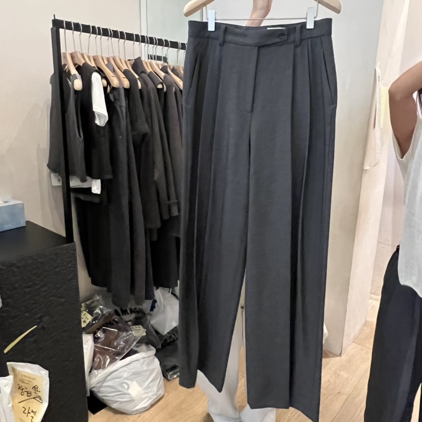 LA MAGIE FEMME韓國代購㊣女士新款時尚真品25秋冬休閑褲Lamagie Femme休閑褲圖色2