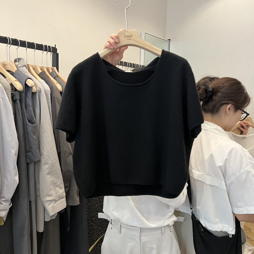 LA MAGIE FEMME東大門㊣代購女士新款人氣職業25秋冬針織衫Lamagie Femme針織衫圖色4