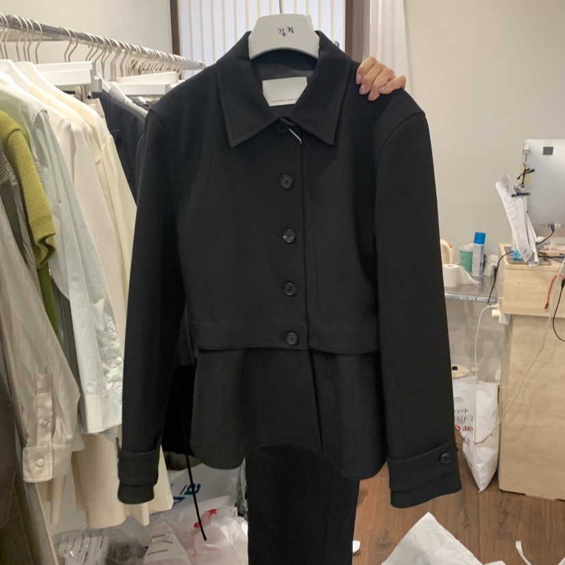 UNDERSTANDING韓國代購㊣女士新款職業推薦人氣25秋冬真品夾克UNDERSTANDING夾克圖色2