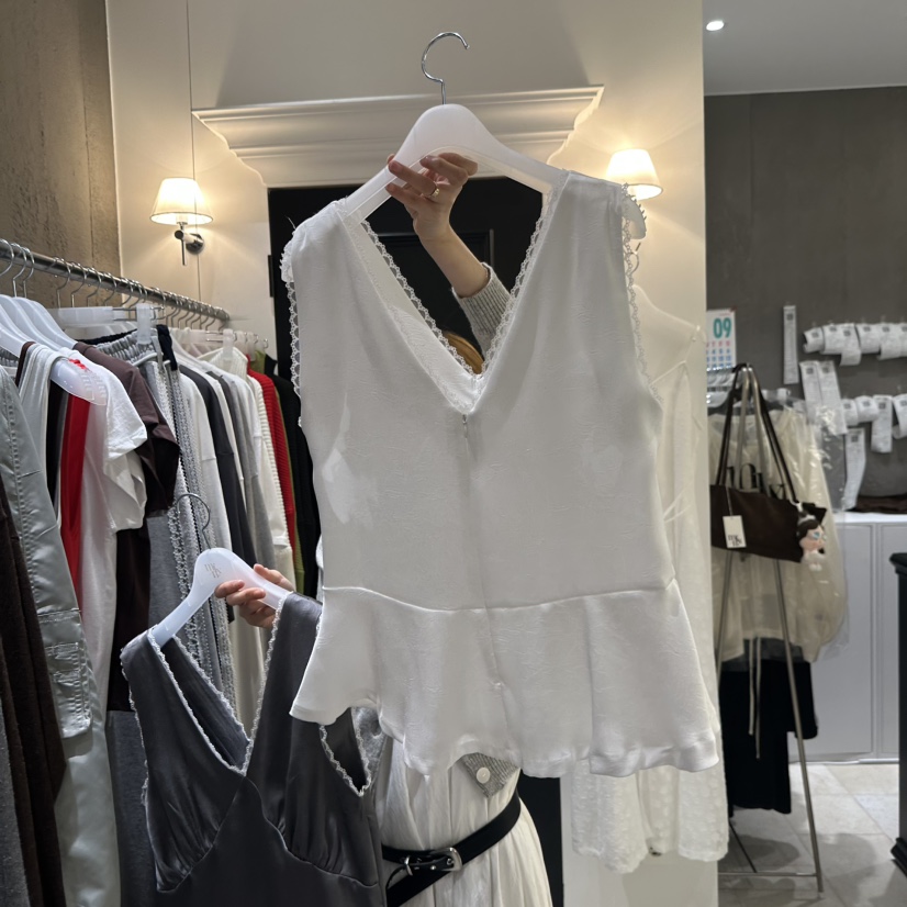 MIXXIN韓國直郵㊣女裝新品人氣休閑熱賣時尚25秋冬吊帶背心MIXXIN吊帶/背心