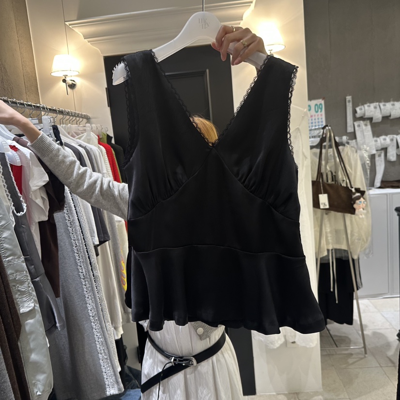 MIXXIN韓國直郵㊣女裝新品人氣休閑熱賣時尚25秋冬吊帶背心MIXXIN吊帶/背心圖色3