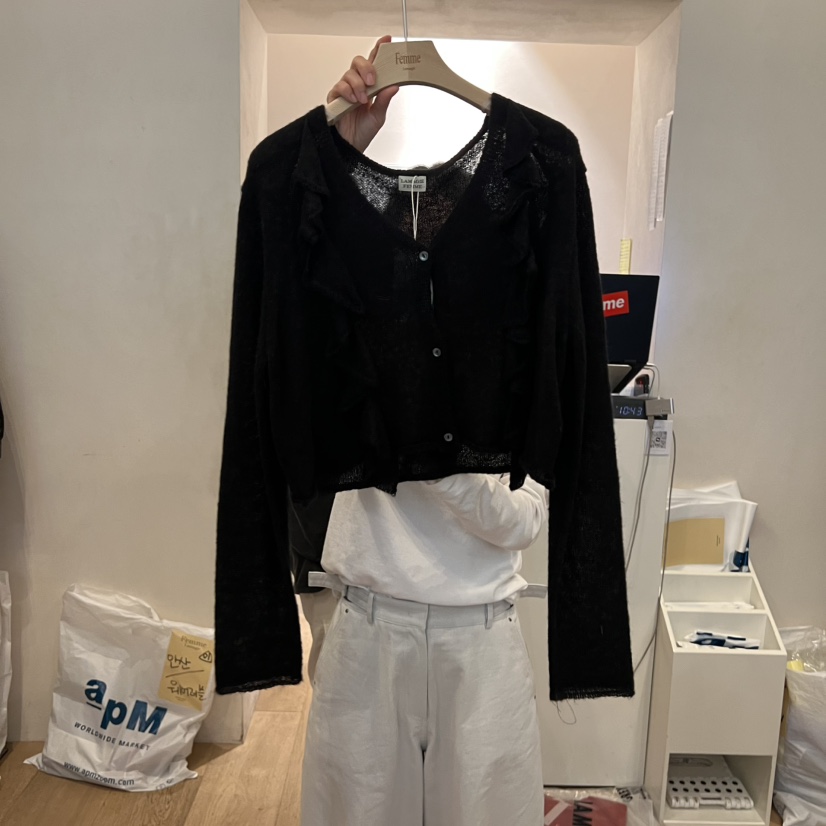 LA MAGIE FEMME東大門㊣實拍女裝新品時尚人氣休閑針織衫Lamagie Femme針織衫圖色3