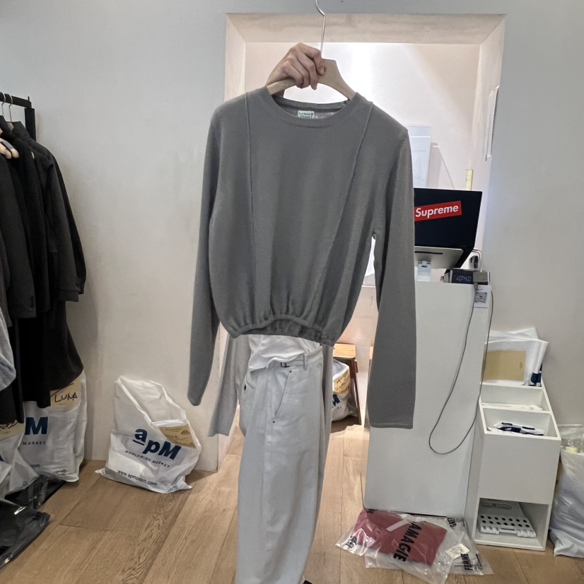 LA MAGIE FEMME東大門㊣代購女裝新品時尚25秋冬熱賣針織衫Lamagie Femme針織衫圖色2