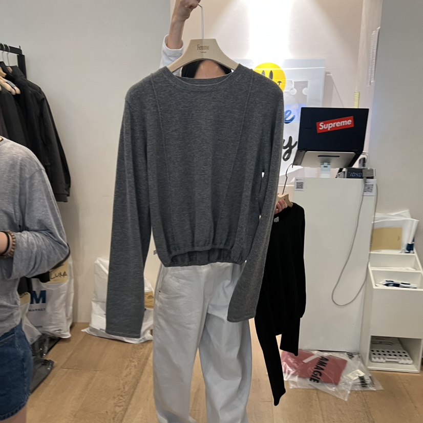 LA MAGIE FEMME東大門㊣代購女裝新品時尚25秋冬熱賣針織衫Lamagie Femme針織衫圖色3