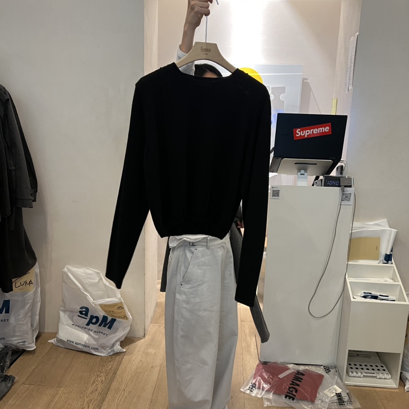 LA MAGIE FEMME東大門㊣代購女裝新品時尚25秋冬熱賣針織衫Lamagie Femme針織衫圖色4