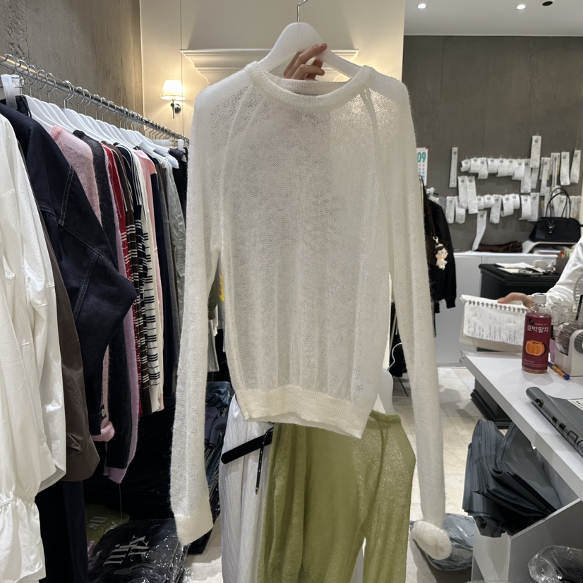 MIXXIN韓國直郵㊣女士新品推薦25秋冬真品人氣針織衫馬海毛MIXXIN針織衫圖色2