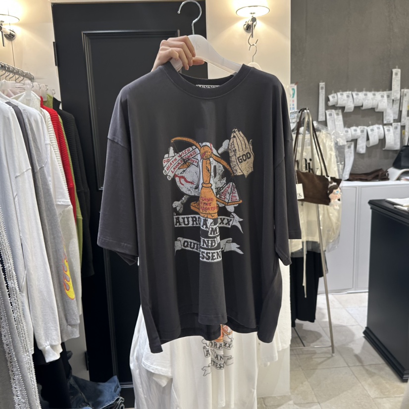 MIXXIN韓國直郵㊣女裝新品職業人氣推薦時尚25秋冬真品熱賣T恤MIXXINT恤圖色2