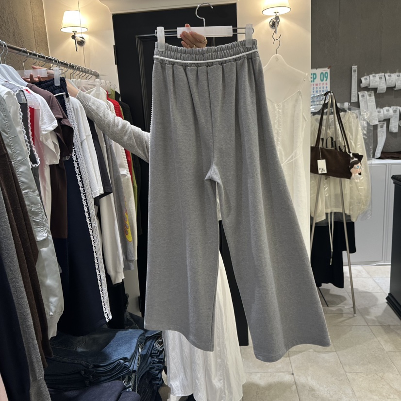 MIXXIN東大門㊣代購女裝新品人氣休閑推薦25秋冬休閑褲蕾絲MIXXIN休閑褲