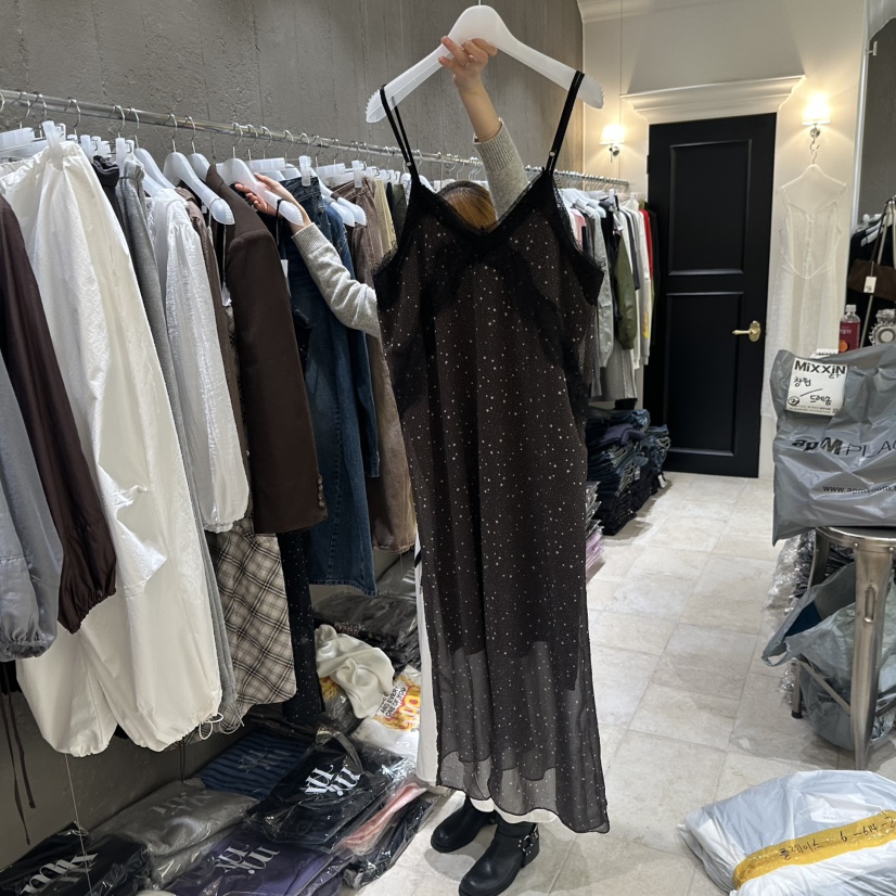 MIXXIN韓國代購㊣女士新品真品時尚休閑人氣熱賣職業連衣裙MIXXIN連衣裙