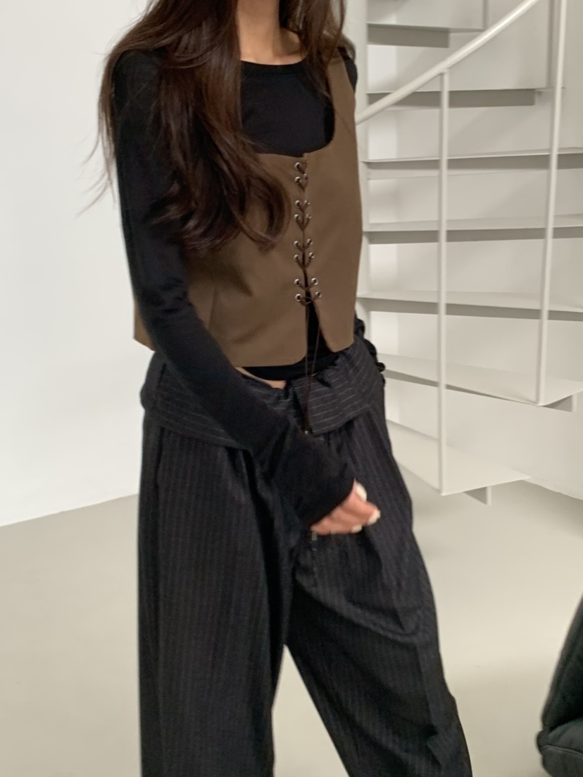 MURMUR東大門㊣代購女裝新款25秋冬推薦熱賣職業時尚吊帶背心MURMUR吊帶/背心