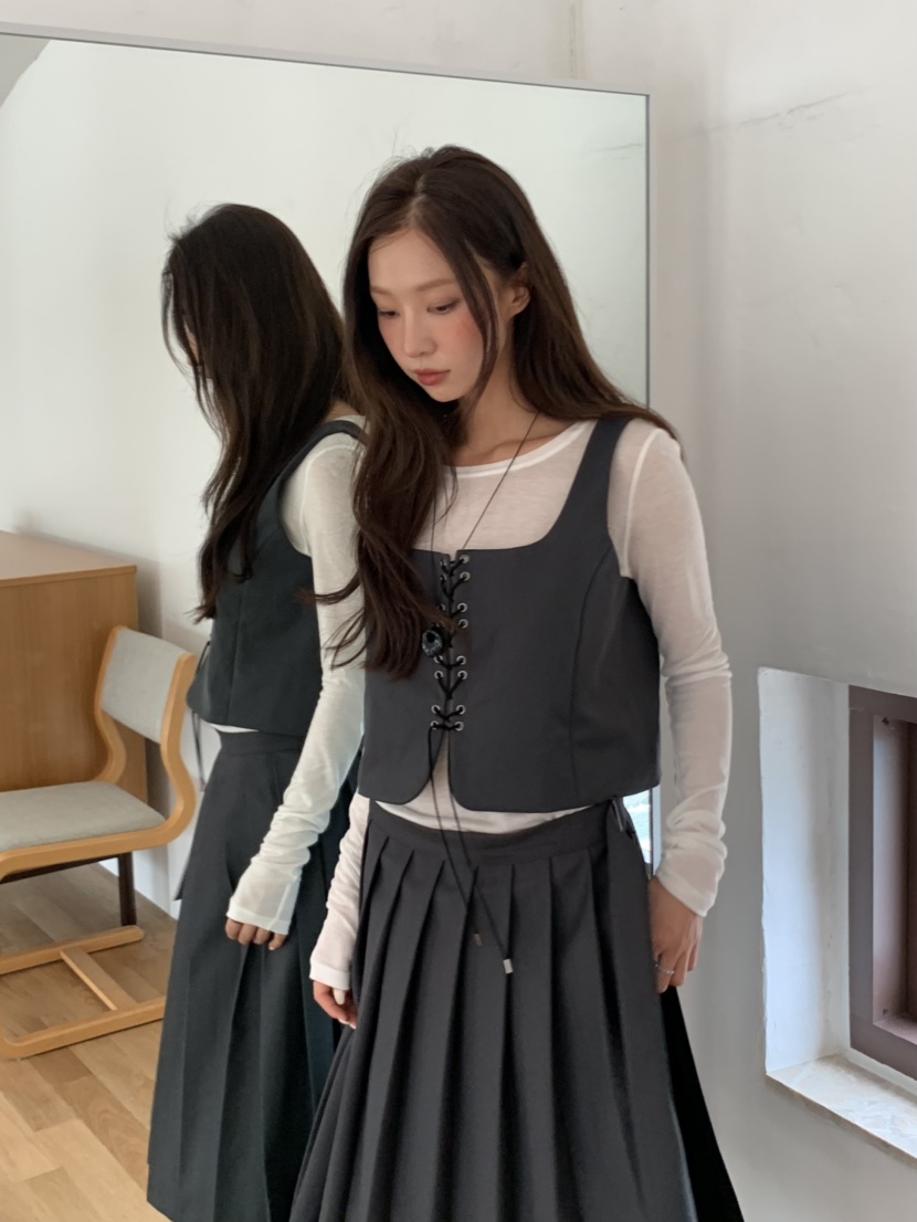 MURMUR東大門㊣代購女裝新款25秋冬推薦熱賣職業時尚吊帶背心MURMUR吊帶/背心