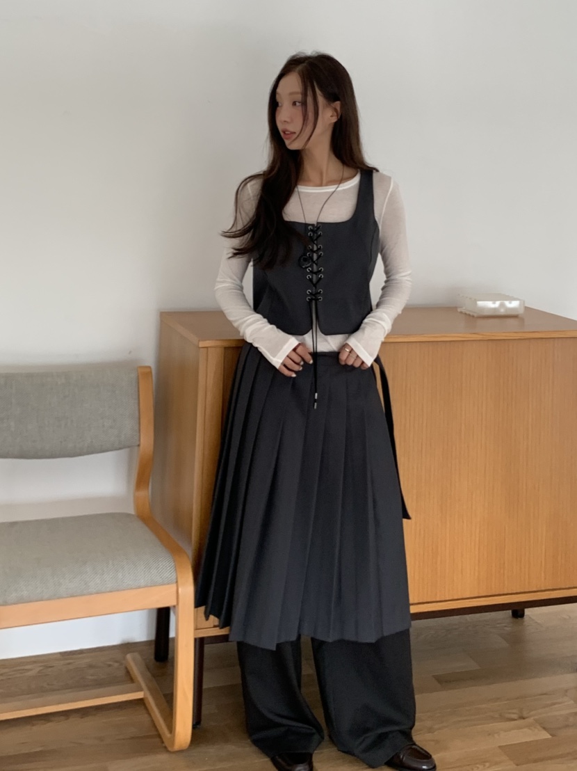 MURMUR東大門㊣代購女裝新款25秋冬推薦熱賣職業時尚吊帶背心MURMUR吊帶/背心