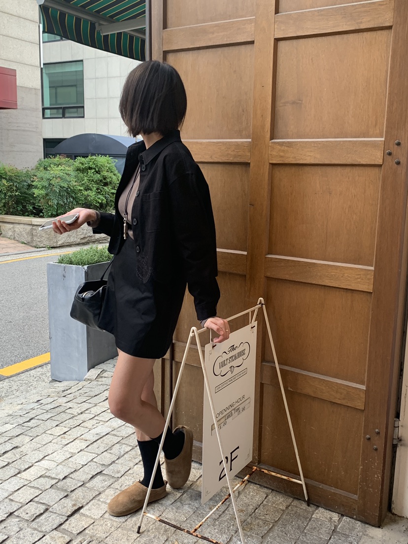 LOGARDEN韓國直郵㊣女士新品休閑真品人氣推薦時尚職業夾克LO GARDEN夾克