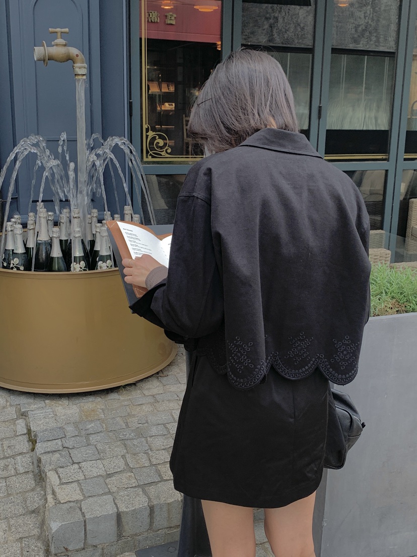 LOGARDEN韓國直郵㊣女士新品休閑真品人氣推薦時尚職業夾克LO GARDEN夾克